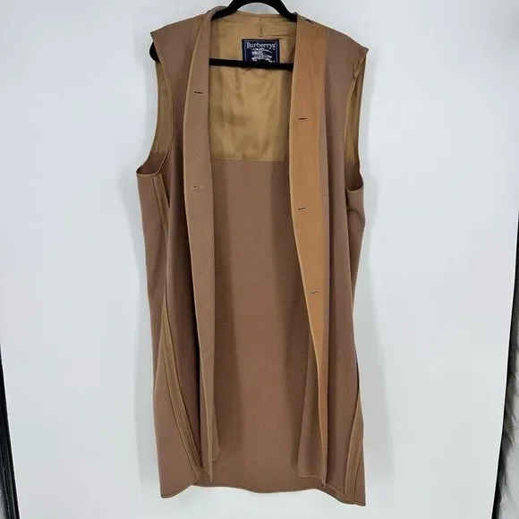 Vintage Burberry Prorsum Unisex Trench Coat With Wool Liner Size 44R US L-XL Tan - Picture 14 of 16